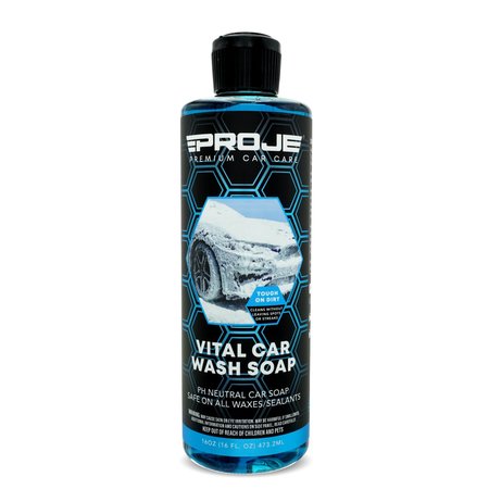 PROJE PREMIUM CAR CARE Vital Car Wash Soap 16oz - PH Neutral 10001